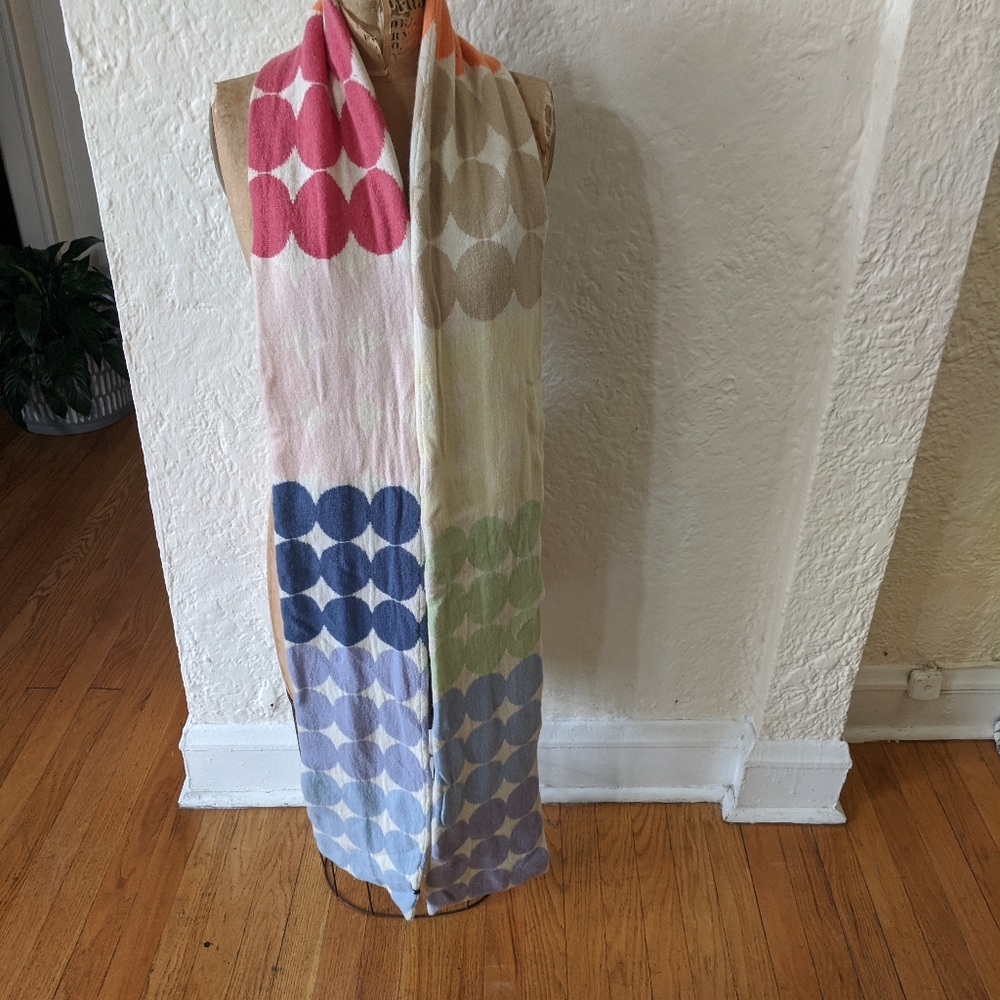Gap rainbow wool scarf